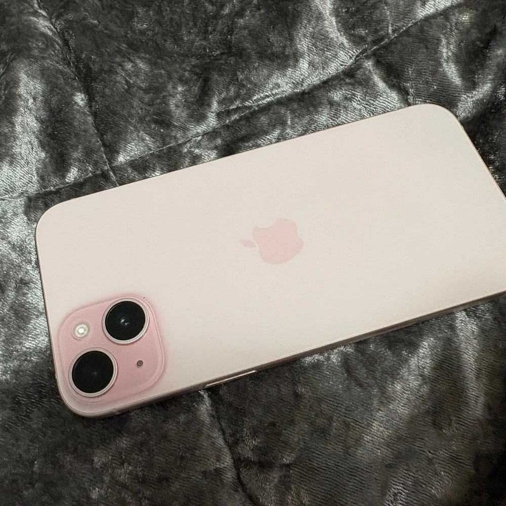 Apple Smartphone in Soft Pink